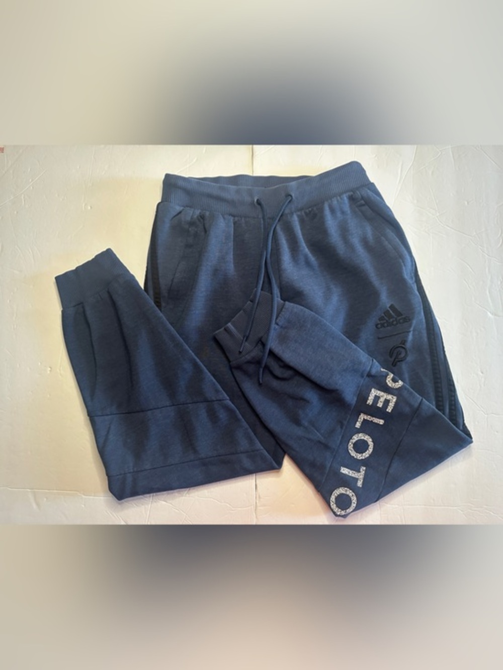 Adidas Peloton Navy Performance Joggers Size Unisex XS